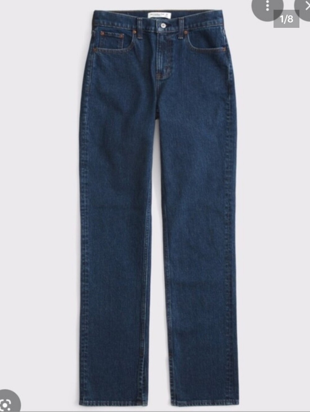 Abercrombie Ultra High Rise 90s Straight Jean